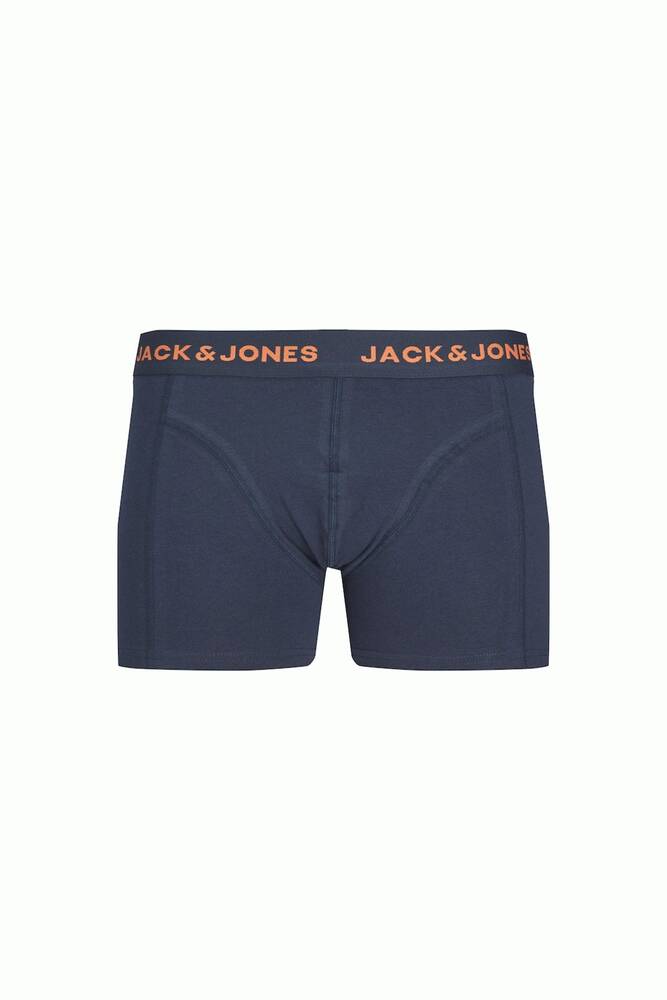 Erkek Renkli Logolu 3'lü Boxer Paketi 12237425 Lacivert 