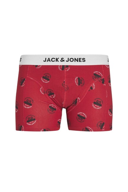 Erkek Renkli Logolu 3'lü Boxer Paketi 12237442 Mavi - Thumbnail