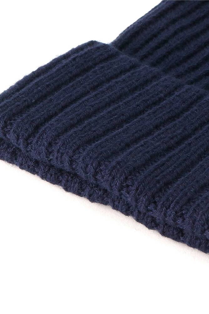 Erkek Ribbed Classic Bere 024038-02 Lacivert 