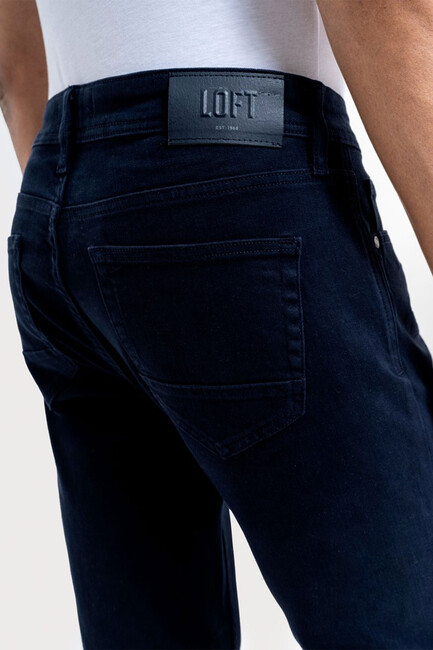 Erkek Ricardo Jean Pantolon LF2032265 Lacivert - Thumbnail