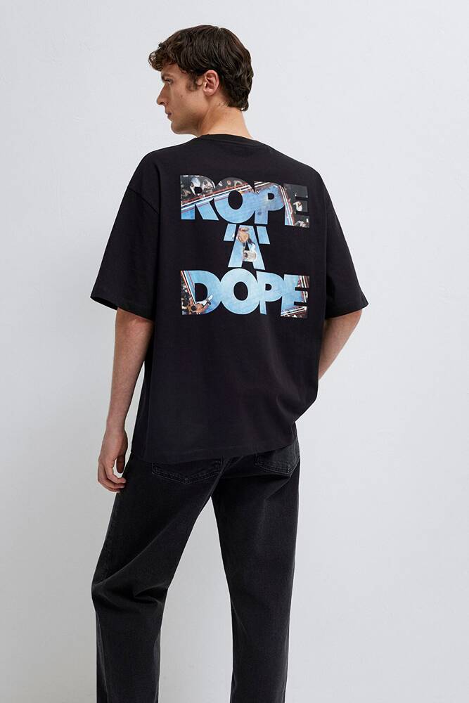 Erkek Rope A Dope Tişört 0613191-900 Siyah 