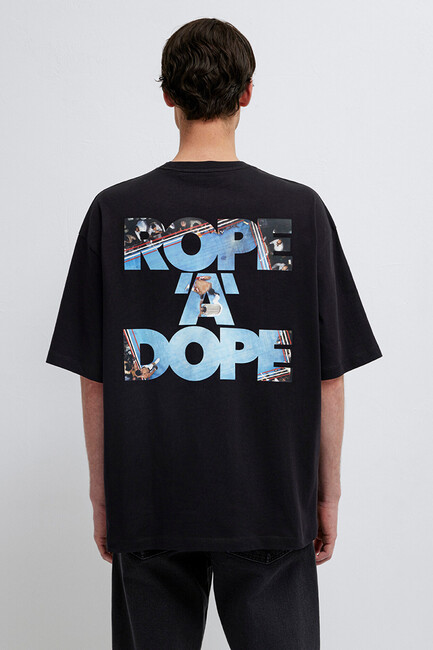 Erkek Rope A Dope Tişört 0613191-900 Siyah - Thumbnail