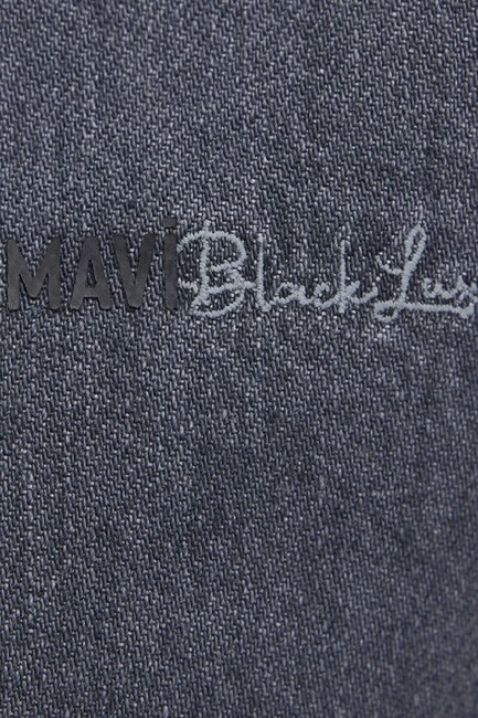 Erkek Roy Lux Black Denim Gömlek 0210496-A2097 Gri - Thumbnail