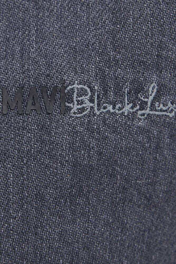 Erkek Roy Lux Black Denim Gömlek 0210496-A2097 Gri 