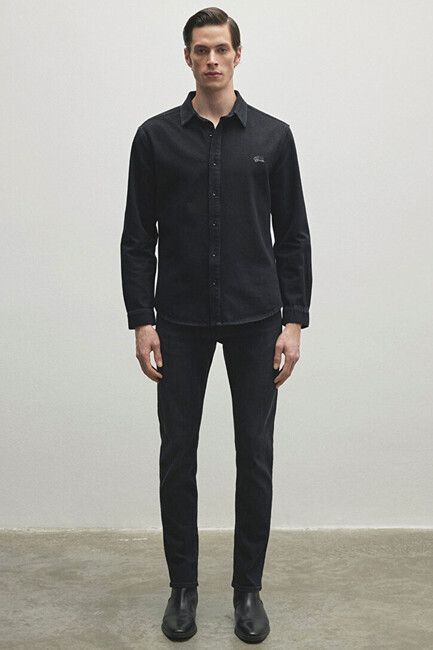Erkek Roy Lux Black Nights Gömlek 0210496-82410 Siyah (2)