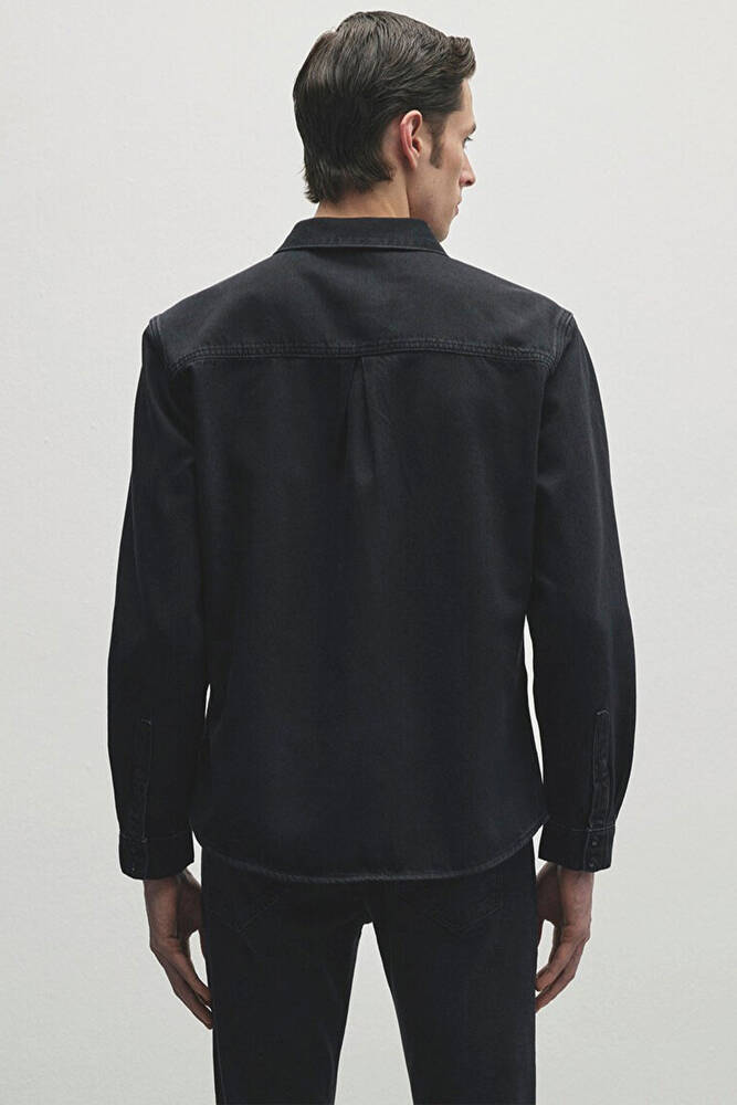 Erkek Roy Lux Black Nights Gömlek 0210496-82410 Siyah 