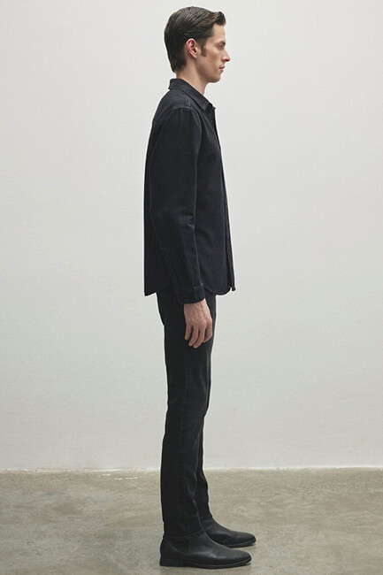 Erkek Roy Lux Black Nights Gömlek 0210496-82410 Siyah - Thumbnail