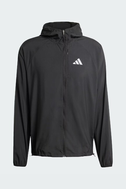 Erkek Run Ess Ceket JZ7782 Siyah - Thumbnail