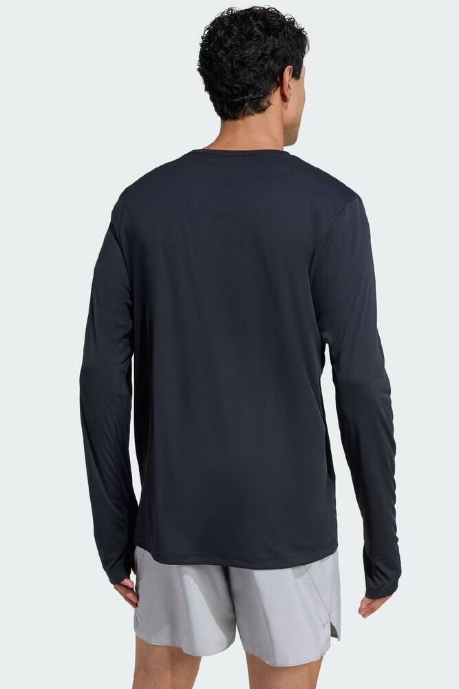 Erkek Run Ess Ls Tişört KE8424 Siyah 