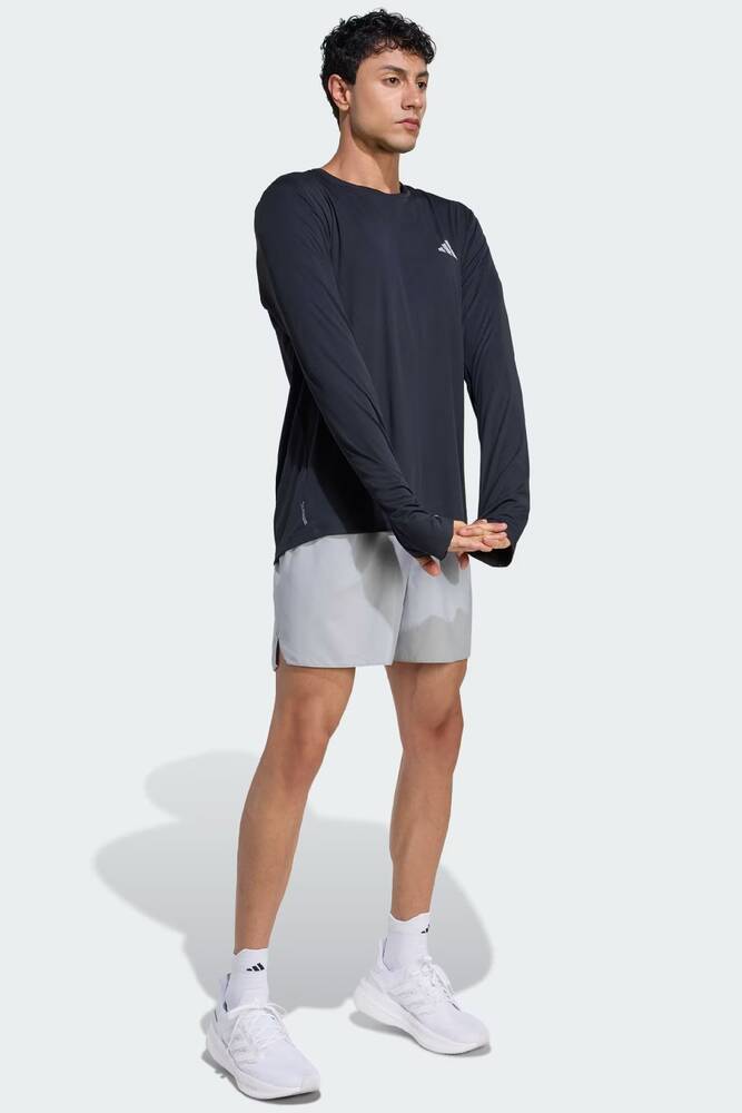 Erkek Run Ess Ls Tişört KE8424 Siyah 