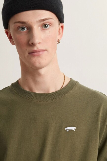 Erkek Salton Loose Tişört VN000P56FR11 Yeşil - Thumbnail