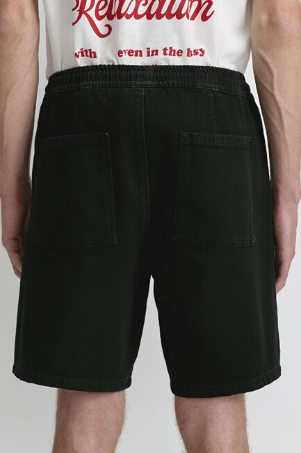 Erkek Samos Denim Şort 0410093-89807 Gri - Thumbnail