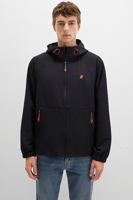 Erkek Scuba Ceket 0110610-71379 Siyah - Thumbnail