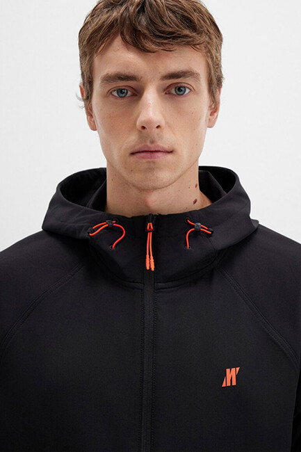 Erkek Scuba Ceket 0110610-71379 Siyah - Thumbnail