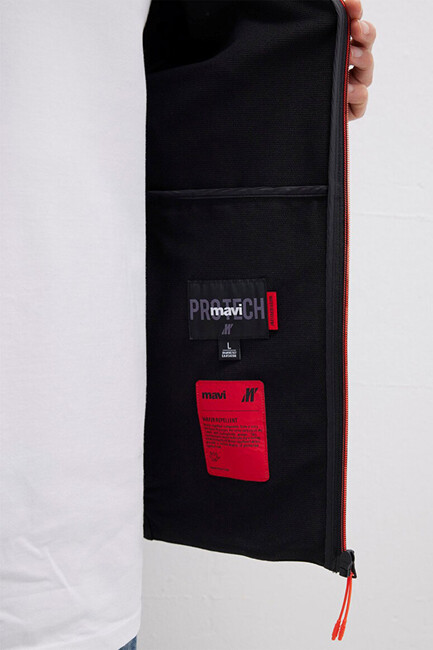 Erkek Scuba Ceket 0110610-71379 Siyah - Thumbnail