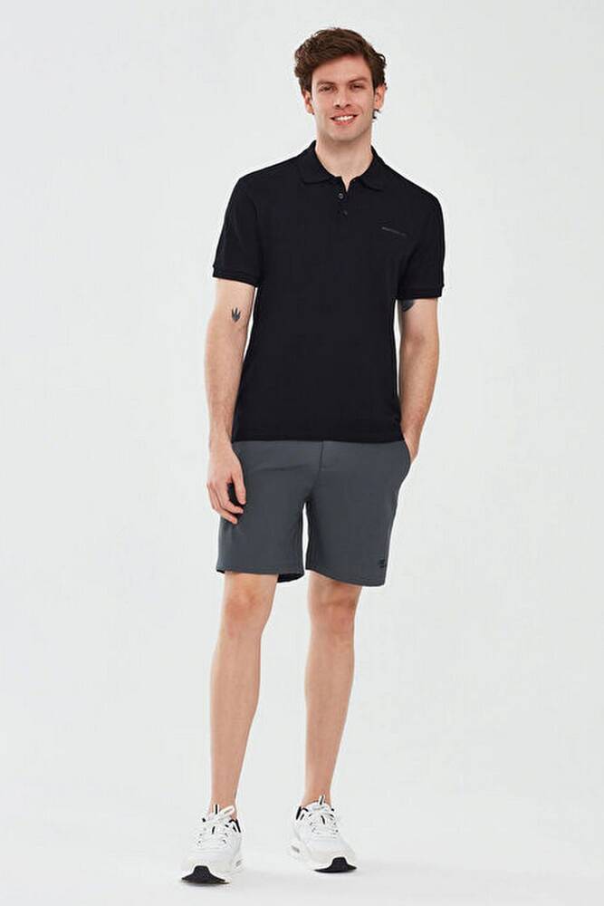 Erkek Short Sleeve Polo Tişört S211800-3817 Siyah 