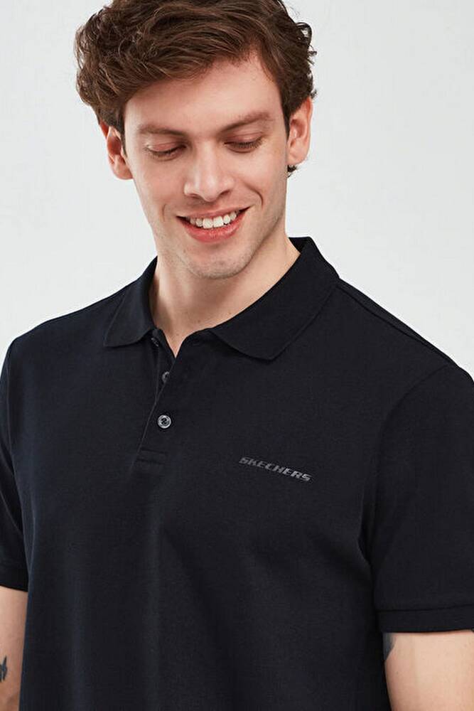 Erkek Short Sleeve Polo Tişört S211800-3817 Siyah 