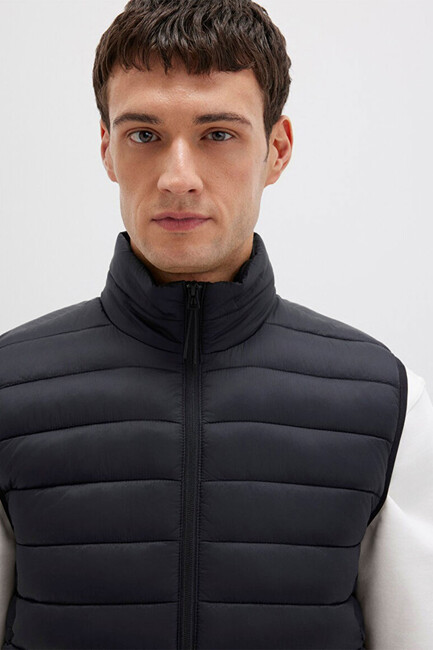 Erkek Şişme Yelek 0110338-900 Siyah - Thumbnail