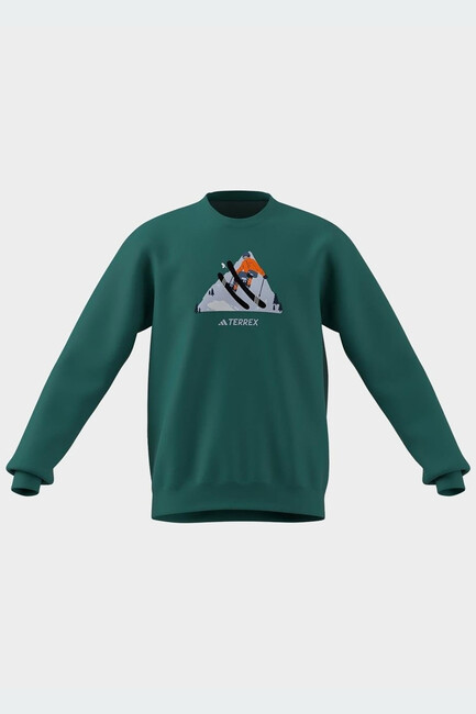 Erkek Snow Crew Sweat KE2319 Yeşil (1)