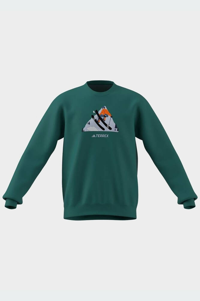 Erkek Snow Crew Sweat KE2319 Yeşil 