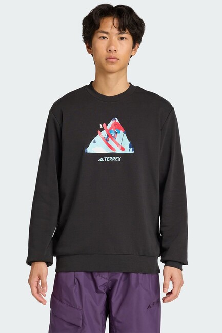 Erkek Snow Crew Sweat KE2320 Siyah (1)