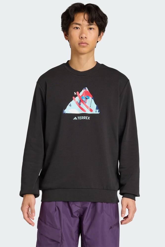 Erkek Snow Crew Sweat KE2320 Siyah 