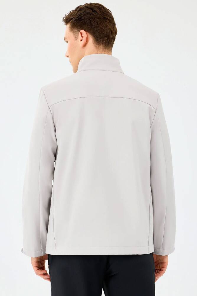 Erkek Softshell Basic Ceket S2520132-1657 Gri 