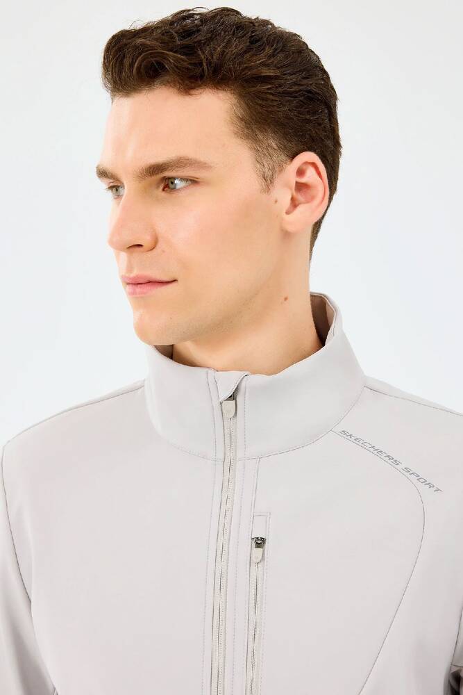 Erkek Softshell Basic Ceket S2520132-1657 Gri 