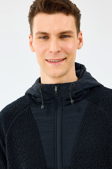 Erkek Softshell Basic Ceket S2520132-3817 Siyah - Thumbnail