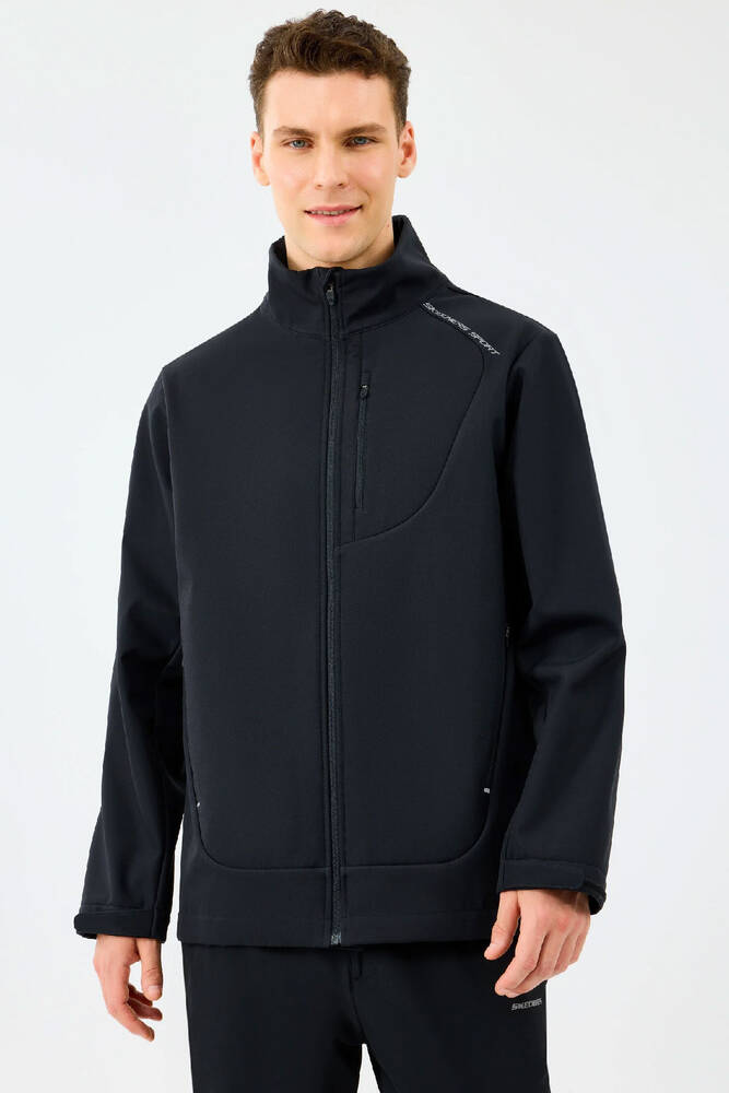 Erkek Softshell Basic Ceket S2520132-3817 Siyah 