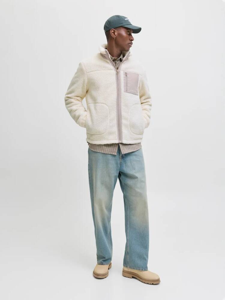 Erkek Soho Teddy Ceket 12278784 Ekru 