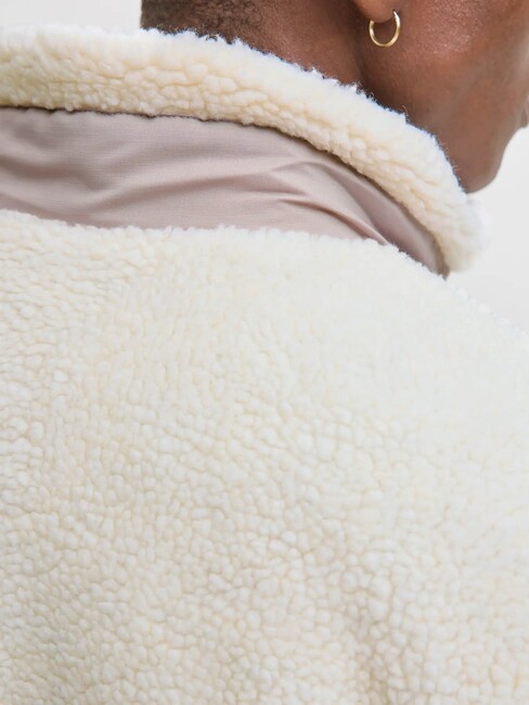 Erkek Soho Teddy Ceket 12278784 Ekru - Thumbnail