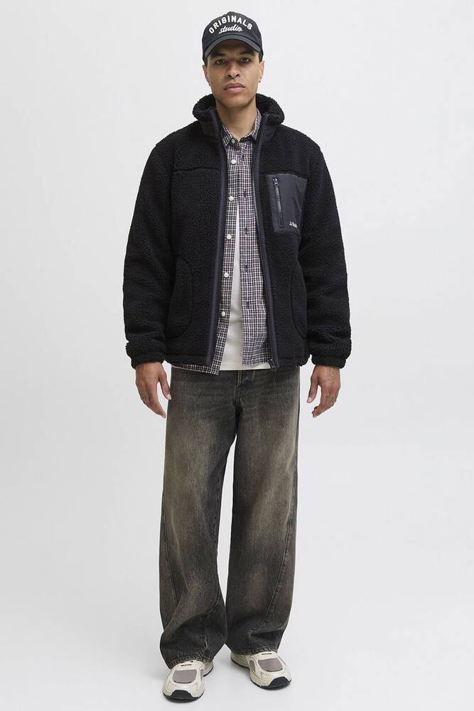 Erkek Soho Teddy Ceket 12278784 Siyah 