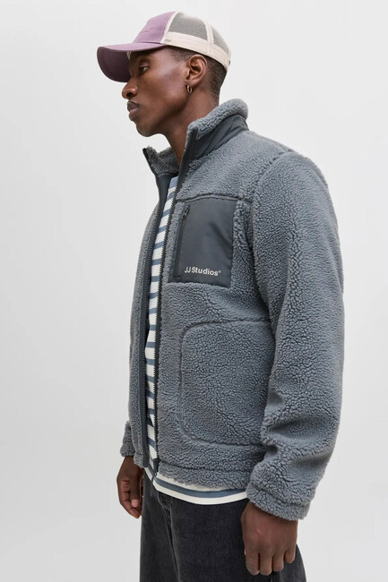 Erkek Soho Teddy Ceket 12278784 Yeşil - Thumbnail