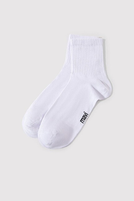Erkek Soket Çorap 092625-620 Beyaz (2)