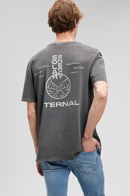 Erkek Solar Energy Tişört 0612098-80955 Gri - Thumbnail