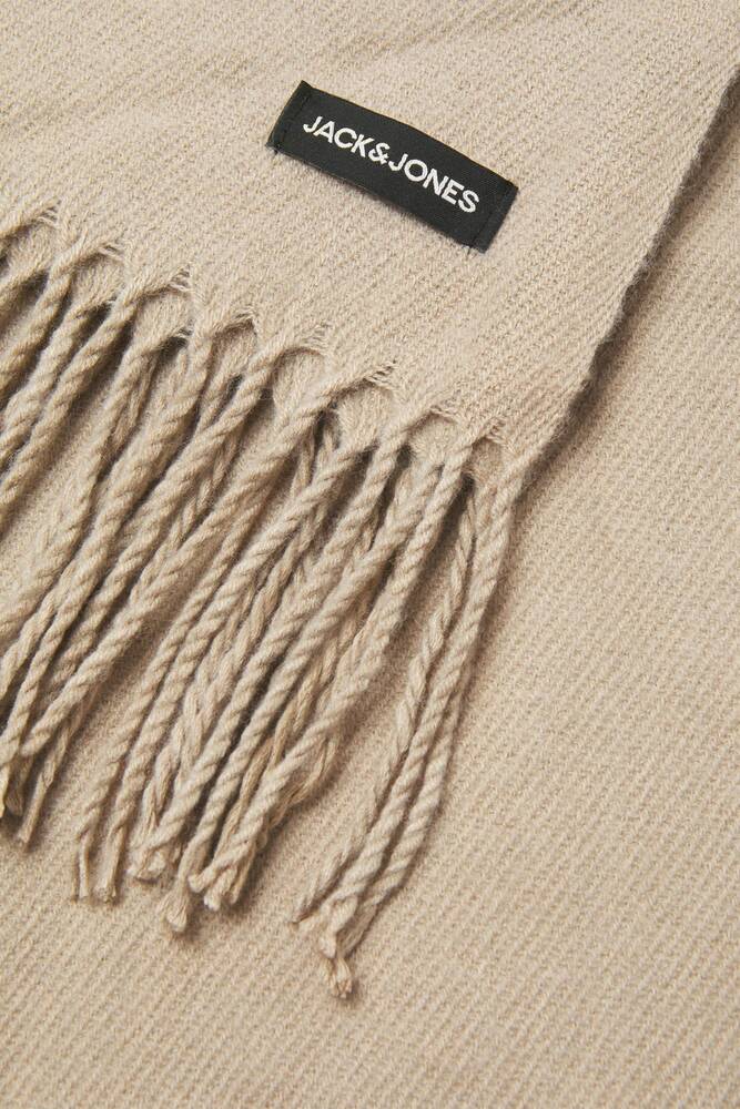 Erkek Solıd Woven Atkı 12140332 Ekru 