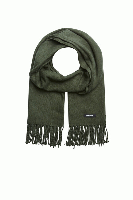 Erkek Solıd Woven Atkı 12140332 Haki (3)