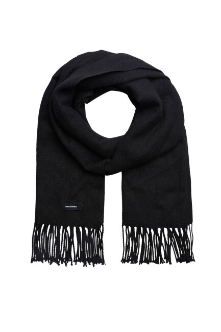 Erkek Solıd Woven Atkı 12140332 Siyah  (1)