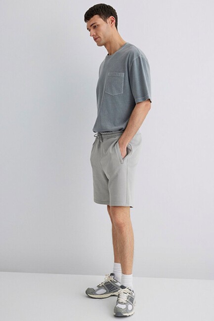 Erkek Şort 0410165-80615 Gri (2)