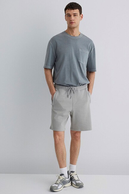 Erkek Şort 0410165-80615 Gri (3)