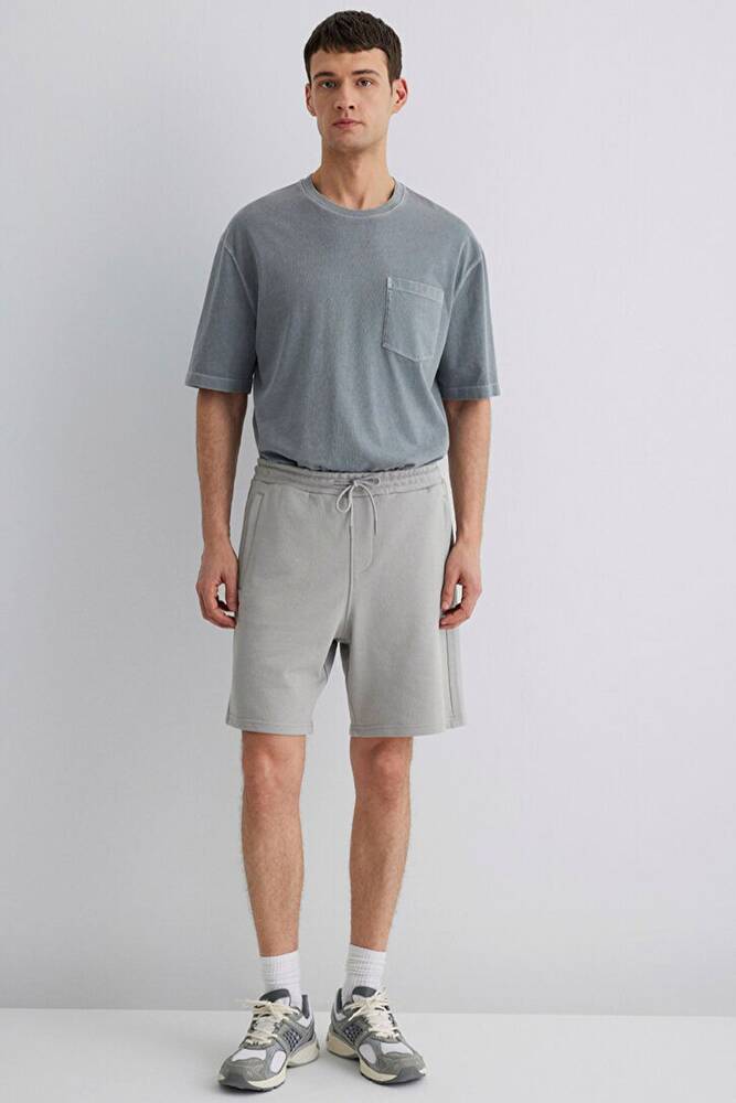 Erkek Şort 0410165-80615 Gri 