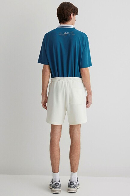 Erkek Şort 0410252-86420 Ekru - Thumbnail