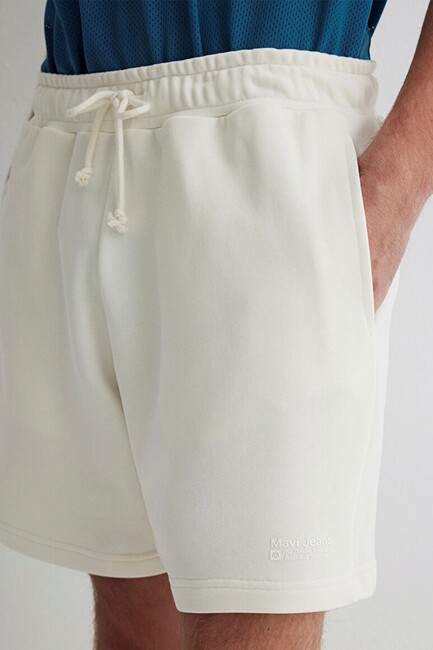 Erkek Şort 0410252-86420 Ekru - Thumbnail