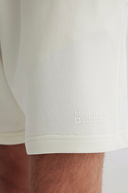 Erkek Şort 0410252-86420 Ekru - Thumbnail