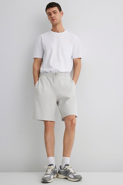 Erkek Şort 0410254-80192 Gri (1)