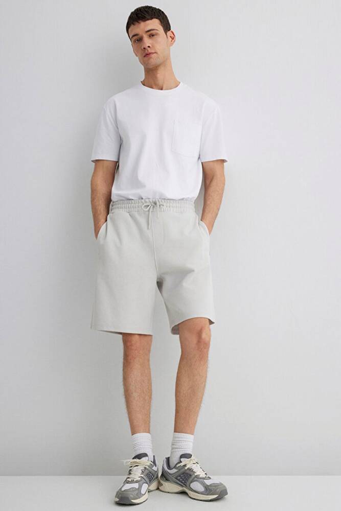 Erkek Şort 0410254-80192 Gri 