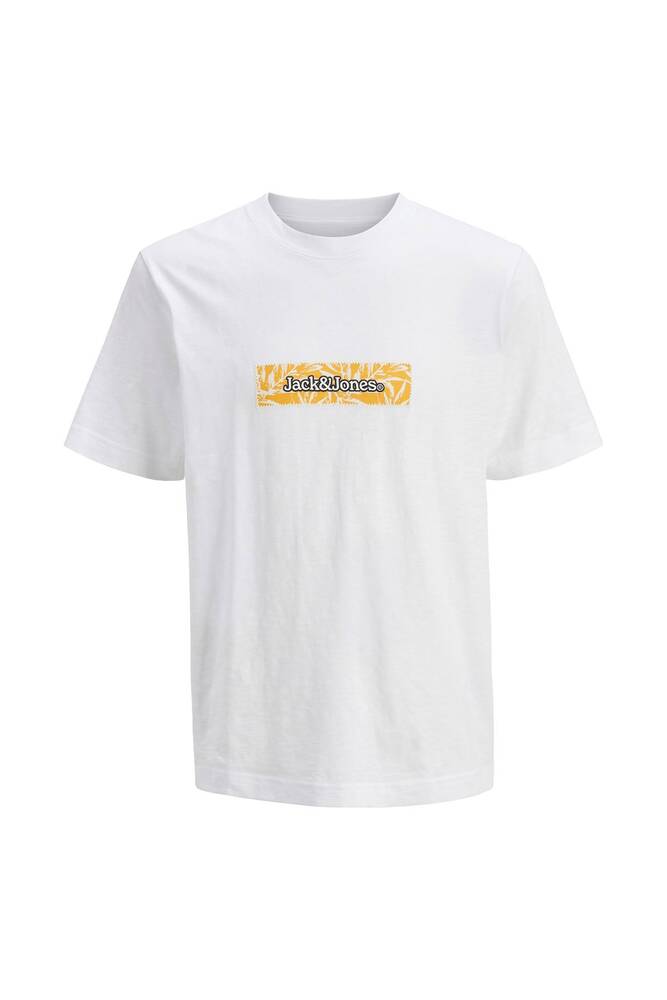 Erkek Splıt Aop Brandıng Tişört 12272993 Beyaz 