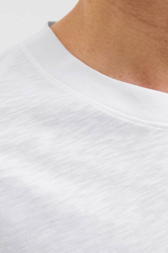 Erkek Splıt Aop Brandıng Tişört 12272993 Beyaz 