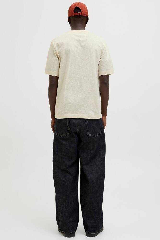 Erkek Splıt Aop Brandıng Tişört 12272993 Ekru 